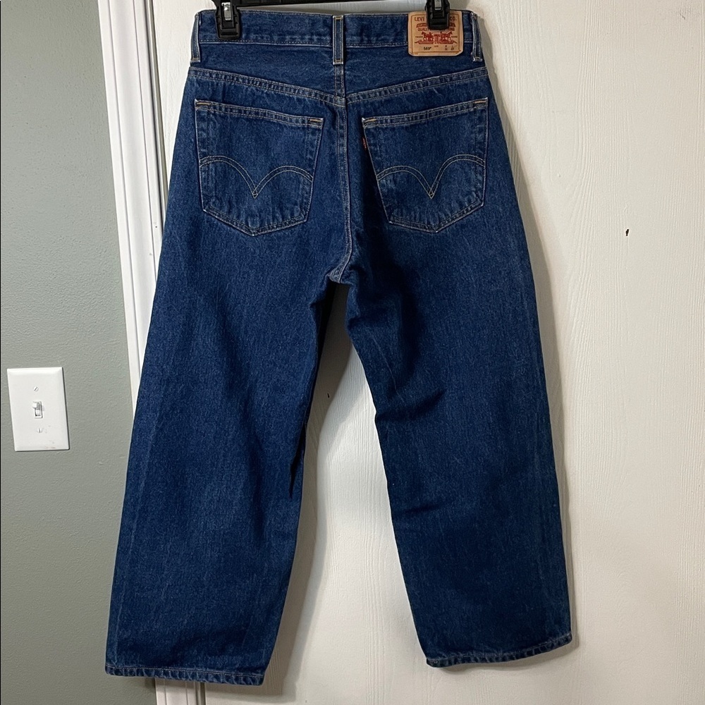 Vintage 1989 Levi's 569 Men's Loose Straight Medium Wash Y2K Jeans Size 31x27 - Picture 8 of 11